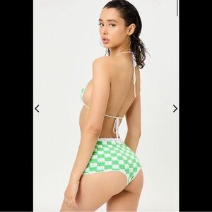 NWOT Frankies Bikinis x Browns Bottoms Nikki Crochet bikini bottom Medium